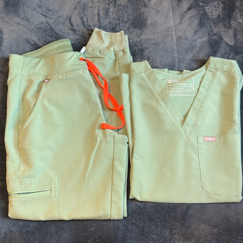 Figs Scrub set in Jade